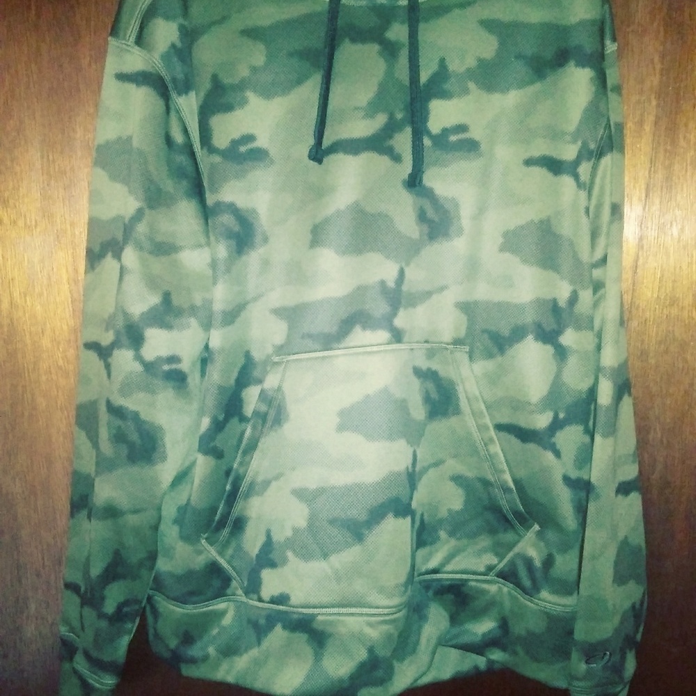 Champion Hoodie Camo Style Mens Large Excellent